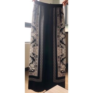 ZARA WOMAN Mulberry Silk Black Pants